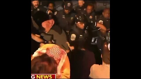 DC cops vs George Soros backed Palestinian protesters