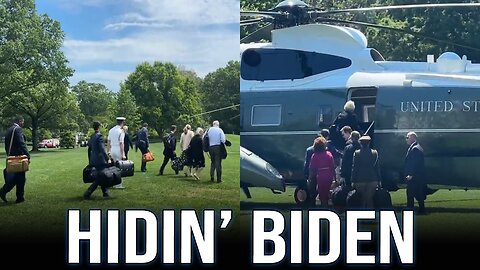 Biden's handlers deploy ALL-NEW STRATEGY to HIDE the fact he CAN'T WALK FOR SH*T