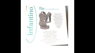 Infantino Flip Advanced 4-in-1 Grey Carrier - Ergonomic, convertible,