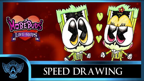 Speed Drawing: MobéBuds Love ships Leefrazor X Liblossom | A.T. Andrei Thomas 2023