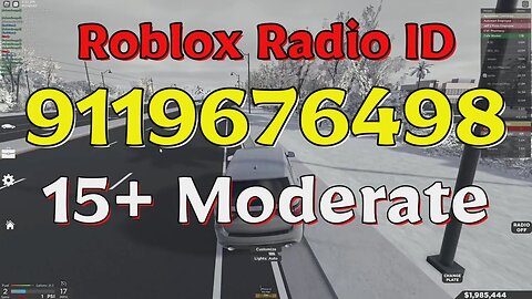 Moderate Roblox Radio Codes/IDs
