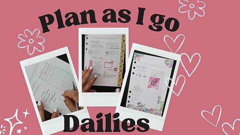 Plan with me - daily planner printable