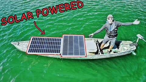 I Built a Solar Power BOAT and It Had SERIOUS ELECTRICAL Problem in the Water