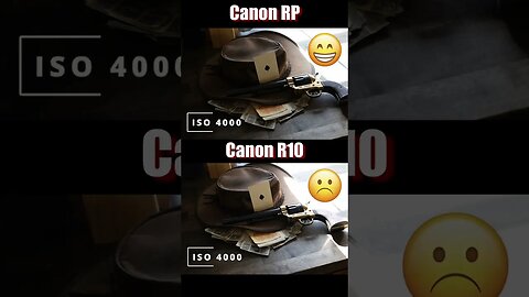 Full Frame vs Crop Frame - Canon RP vs R10 - ISO Noise test