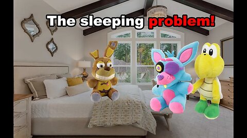 Fnaf plush - Springtrap's sleeping problem