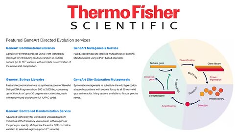 Thermo Fisher Scientific's Directed Evolution, GeneArt & the DARPA's "Chinese" Surveillance Balloon