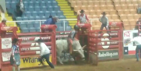 Bullriding at Cowtown Coliseum in Fort Worth Texas