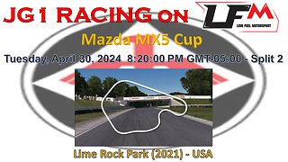 JG1 RACING on LFM - Mazda MX5 Cup - Lime Rock Park (2021) - USA - Split 2