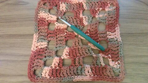 Crochet hot pad. Easy beginner friendly tutorial.