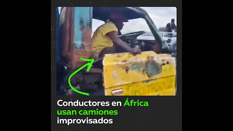 La vida de los conductores de camión en partes de África