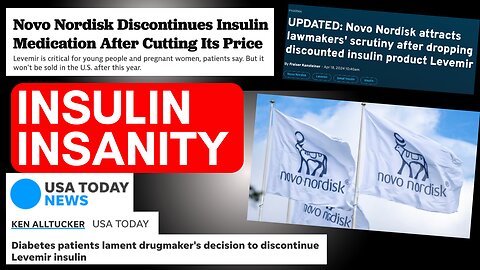 Shocking news for Type 1 Diabetics: Insulin discontinued