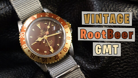 WMT Vintage Root Beer GMT Custom 1675 Watch