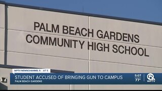 Student arrested after loaded gun confiscated at Palm Beach Gardens High School