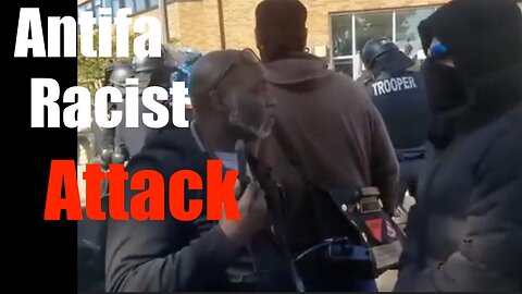 Masked Antifa Hurls Racial Insult at Black Man- promptly gets Taken Out + OWNED