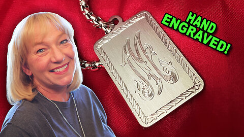 Hand Cut Necklace by The Artist Engraver | Beautiful Designs in Metal | Custom Made Jewelry