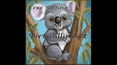 Tree Sitting - A paint with me from Virtually Art