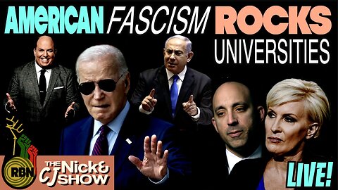 Joe Biden's American Fascism Rocks Universities Across the Country . Nick and CJ Live