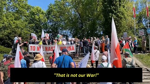 Warsaw: March against Poland's involvement in military actions in Ukraine took place