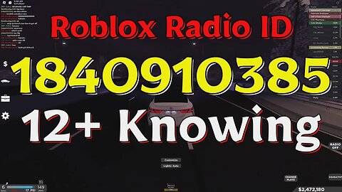 Knowing Roblox Radio Codes/IDs