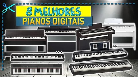 🏆 8 Melhores Pianos Digitais Portáteis e Verticais