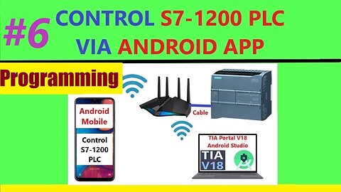 0159 - Control S7 1200 PLC with Android App mobile - Programming
