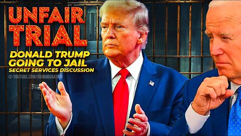 JUST NOW🔥UNFAIR TRIAL🚨FORMER PRESIDENT TRUMP GOING TO JAIL! Secret Services Internal Discussion