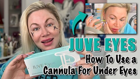 How to Use a Cannula to Prevent Bruising under eyes with Juve Eyes! AceCosm, Code Jessica10