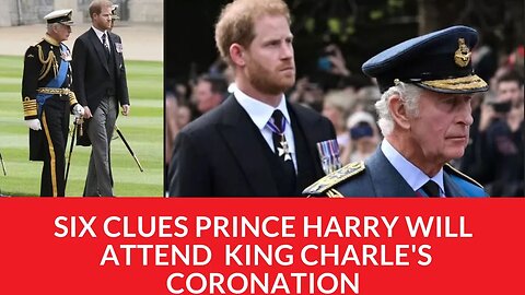 Six Clues That Prince Harry Will Attend King Charles's Coronation & Royal Updates! #princeharry
