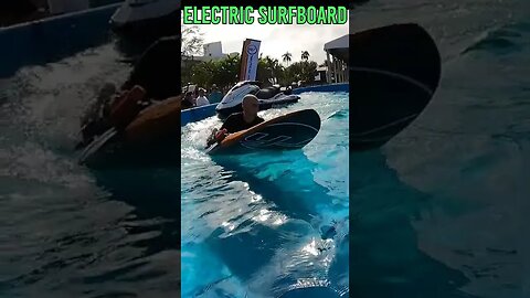 Electric surfboard can go 28 mph