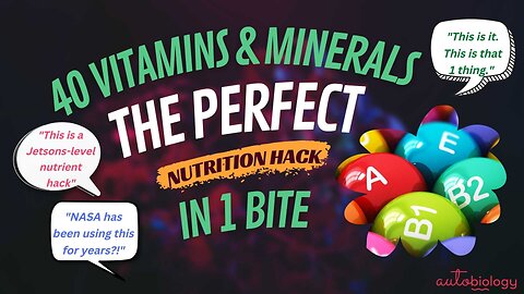 40 Vitamins & Minerals in 1 bite