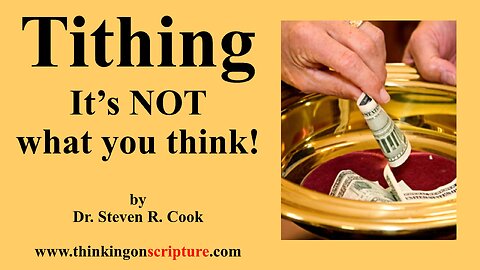 Tithing: It's NOT What You Think!