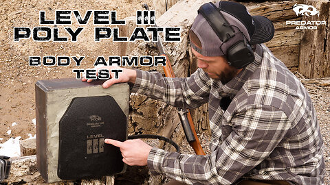 Body Armor Test - Level III Poly Plate