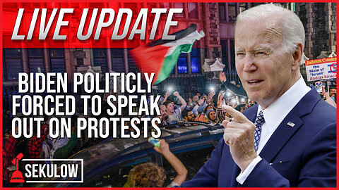 LIVE UPDATE: Biden Politicly Forced to Speak Out on Protests