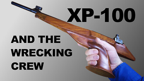 Remington XP-100 - the Wrecking Crew Visits An Indoor Range