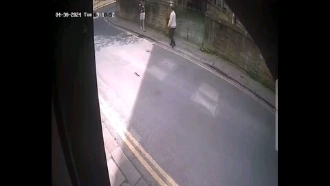 Coward who attacks an elderly man in Keighley is served instant karma by the public.
