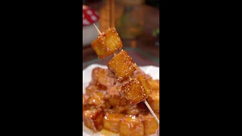 Tofu with sweet and sour sauce recipe