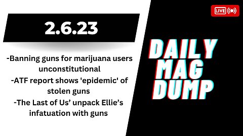 DMD 2.6.23- Banning guns for marijuana users unconstitutional, ATF report 'epidemic' of stolen guns