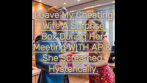 I Gave My Cheating Wife A Surprise Box During Her Meeting W_ AP & She Screamed In Hysterics