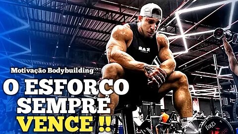 TALENTO SEM ESFORÇO É POTENCIAL DESPERDIÇADO!! | Motivação Bodybuilding