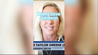 Steve Bannon & Marjorie Taylor Greene: Democrats Love Speaker Johnson Because He is One of Them - 5/1/24
