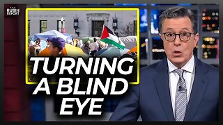 Stephen Colbert Covers Up the Darkest Aspects of Palestine Protests