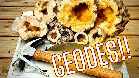 Breaking OPEN Geodes | Cracking & Cutting Open Crystal Geodes
