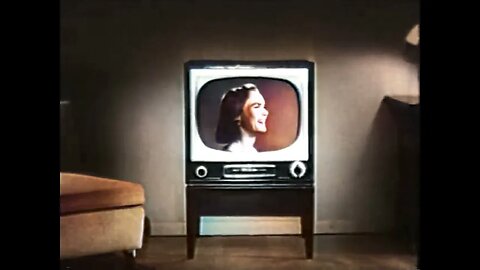 1954 Commercial for the RCA ''Master 21'' television set Colorized