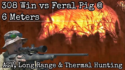 Hammer Down Invasive Pig / Hog Pest Control || 308win Thermal & 6.5PRC Long-range Killshots 2022