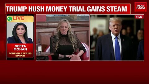 Stormy Daniels Test files against/Trump Hush Money Trial Gans Steam