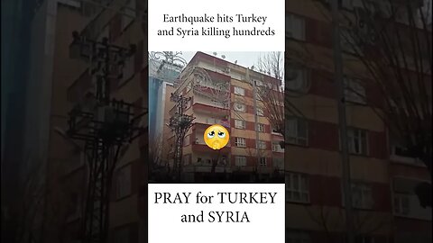Earthquake hits Turkey and Syria killing hundreds