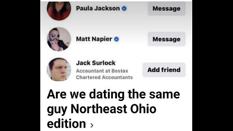 Are we dating the same guy Northeast Ohio Edition