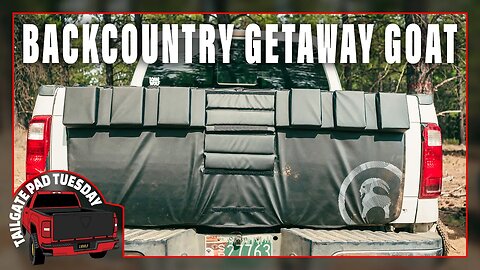 Backcountry Getaway Goat Tailgate Pad Review #loamwolf #tailgatepad #mtb