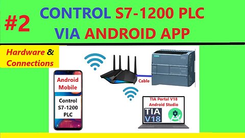 0155 - Control s7 1200 via android app on mobile - Hardware connections