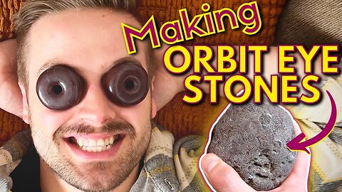 Making ORBIT EYE Stones out of Red Oolitic Jasper | Makers Challenge (Lapidary)